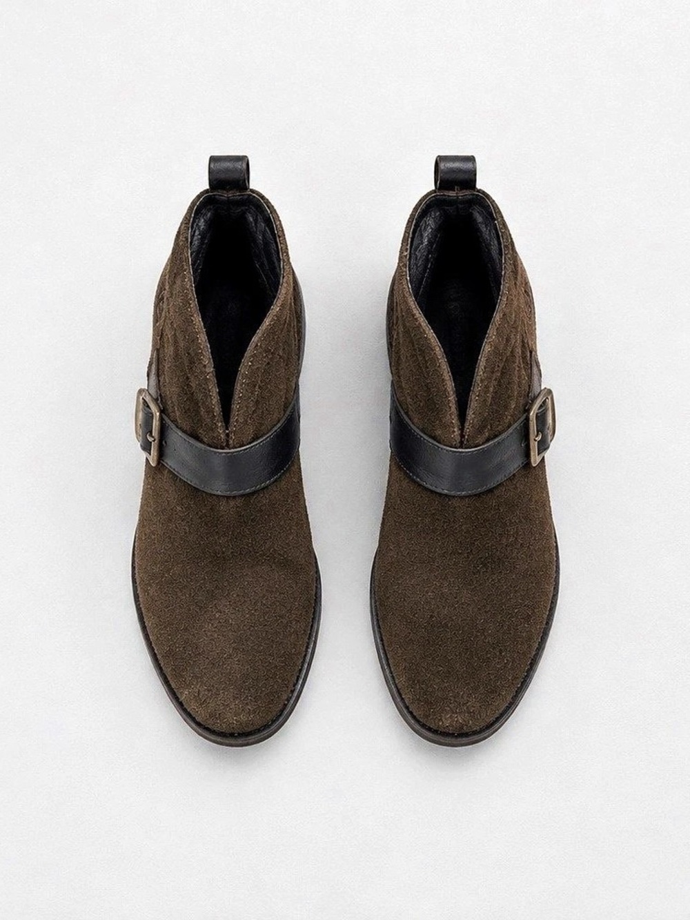 UGG Classic Unlined Mini Buckle Suede Buckle Ankle Boots US 6.5